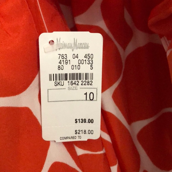 Susana Monaco Giraffe Print Pleated Dress NWT - Picture 7 of 7